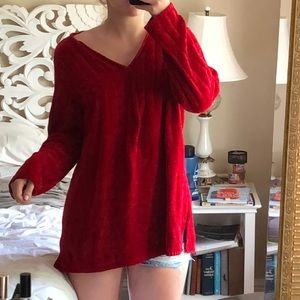 Oversized V-neck Sweater